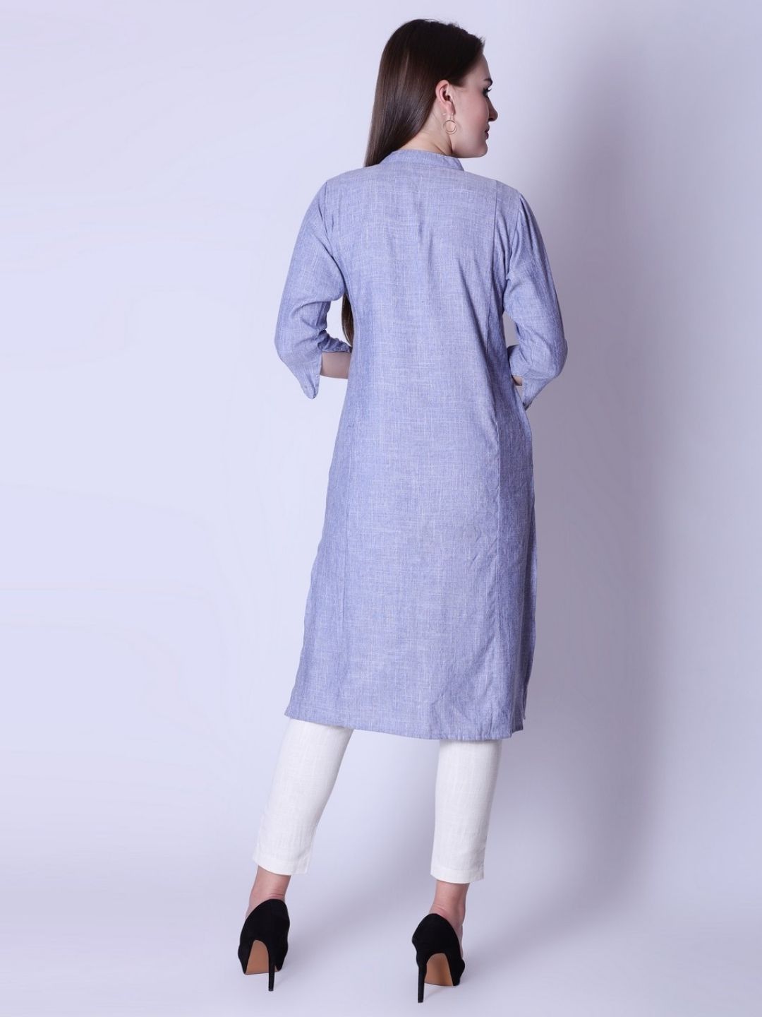 Vedana Rayon Button Down Kurta