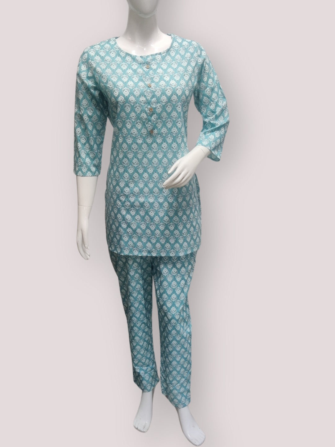 Floral Print Pure Cotton Co-Ord Set - Horizon