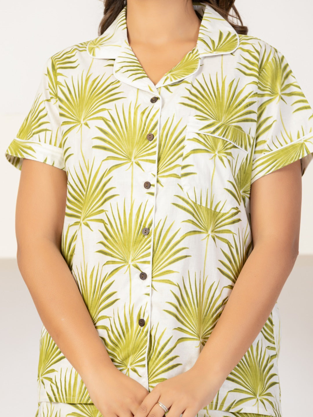 Sunkissed Palm Cotton Lounge Set
