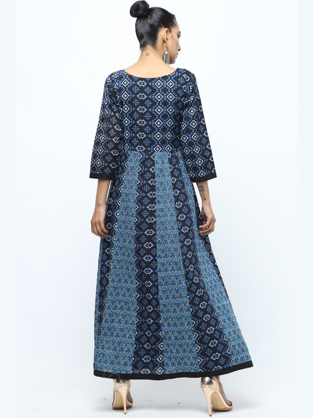 Indigo Muse Pure Cotton Anarkali
