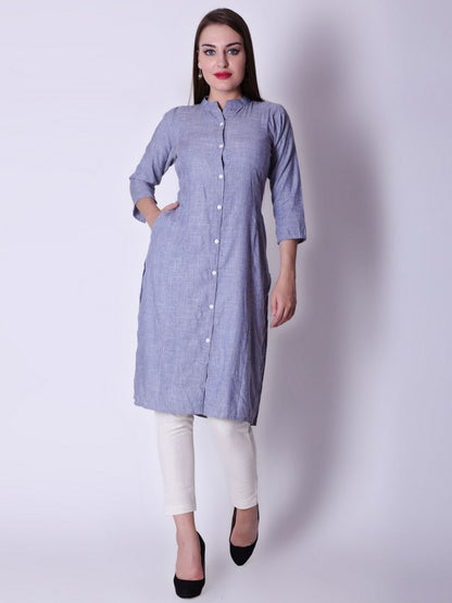 Vedana Rayon Button Down Kurta