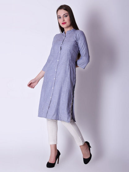 Vedana Rayon Button Down Kurta