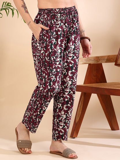 Bloom and Bliss Co-ord Set  - Violet Pink