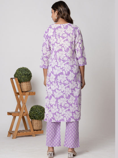Bloom in Lilac: The Ultimate Cotton Comfort Set