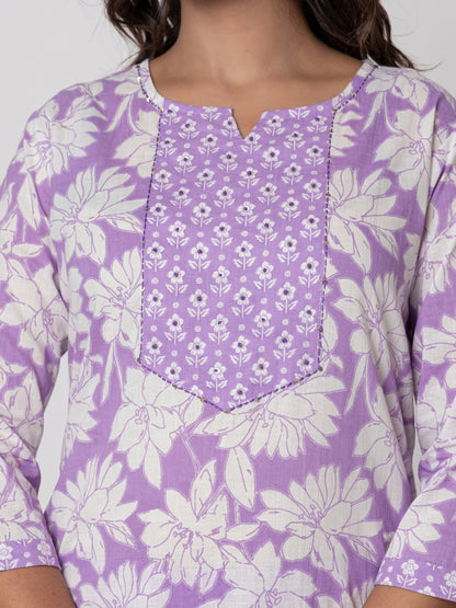 Bloom in Lilac: The Ultimate Cotton Comfort Set