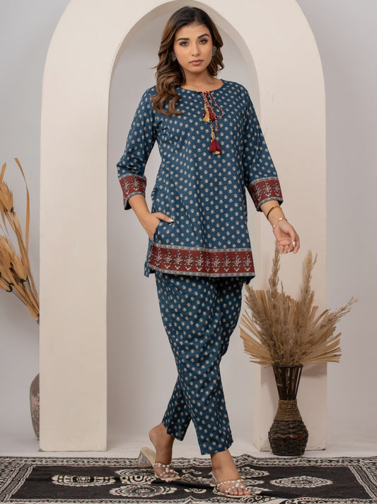 Indigo Dreamin’ | Breezy Cotton Tassel Co-ord