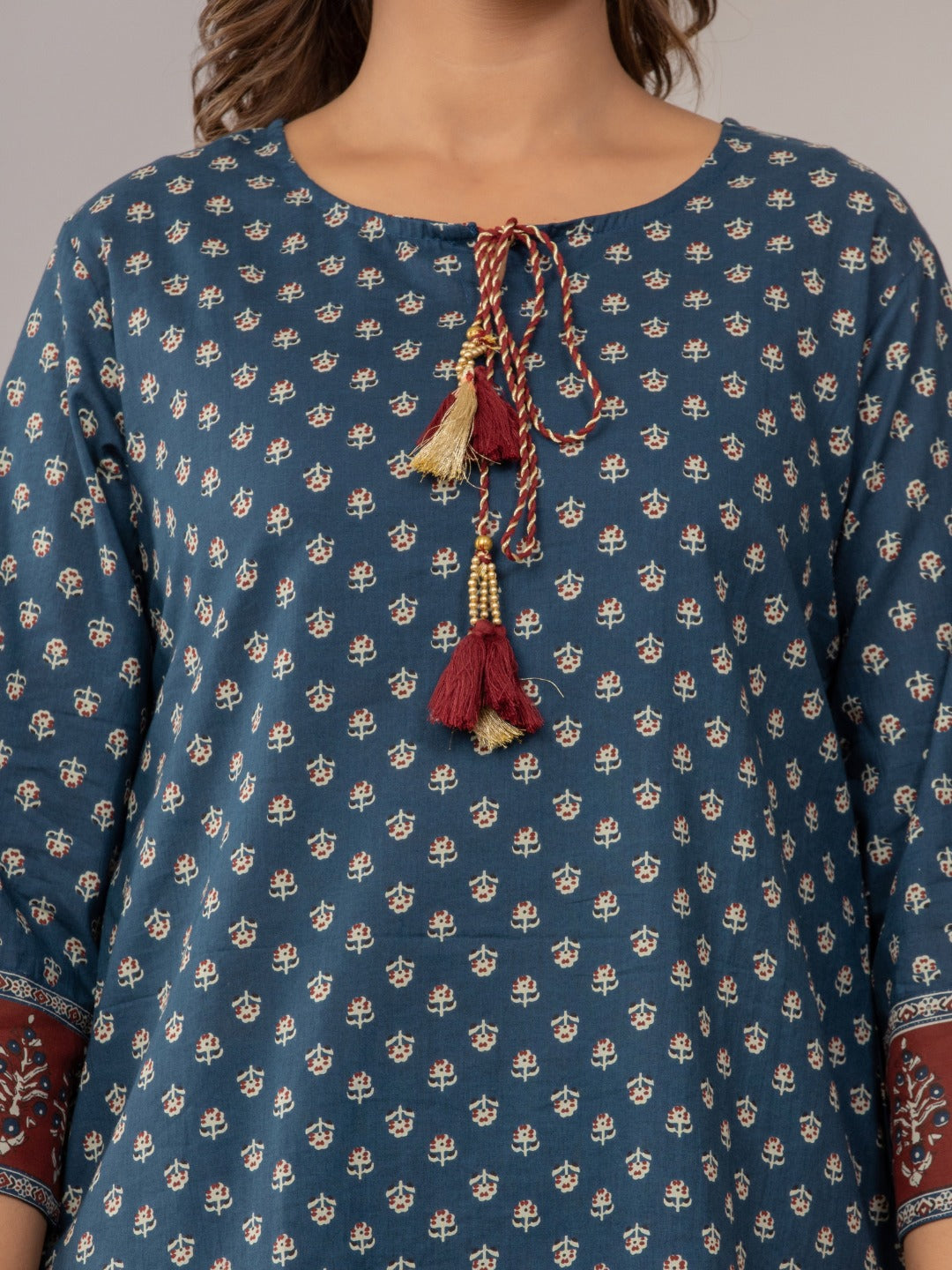 Indigo Dreamin’ | Breezy Cotton Tassel Co-ord