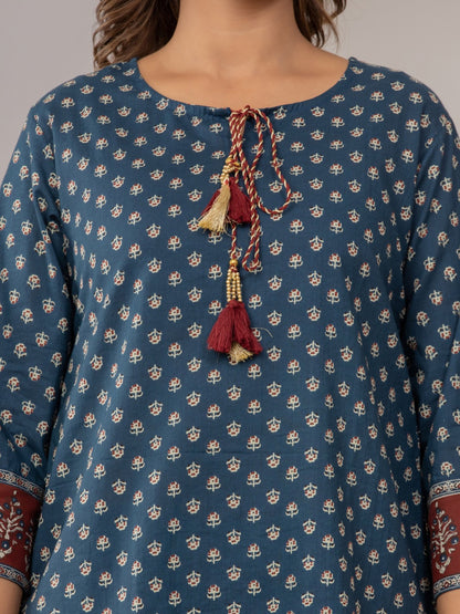 Indigo Dreamin’ | Breezy Cotton Tassel Co-ord