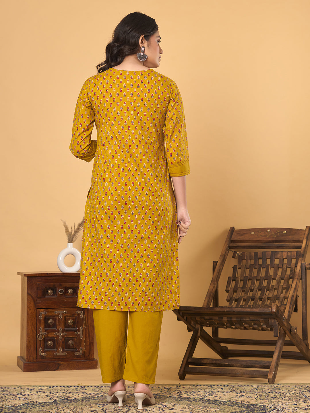 Golden Hour Glow Set - Kurta, Pant and Dupatta