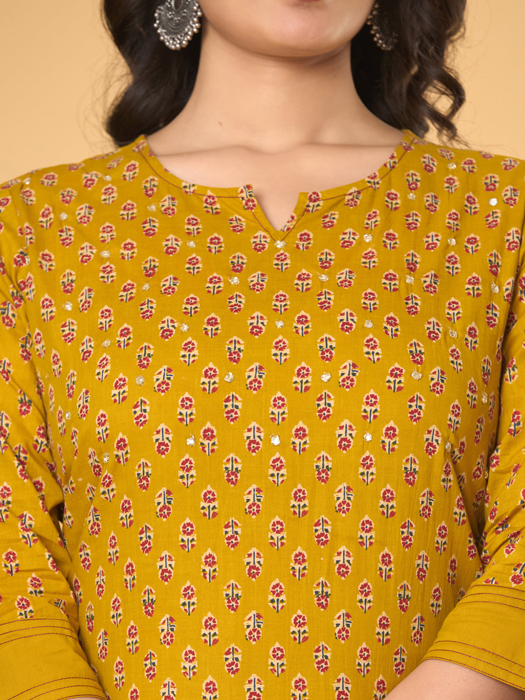 Golden Hour Glow Set - Kurta, Pant and Dupatta