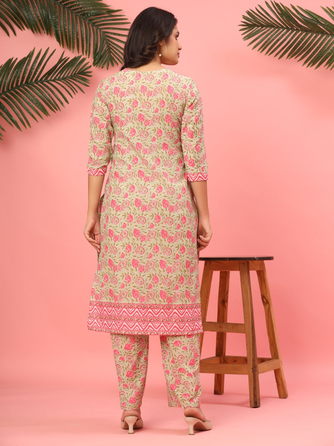 Pink Paisley Daydream Kurta Co-ord Set