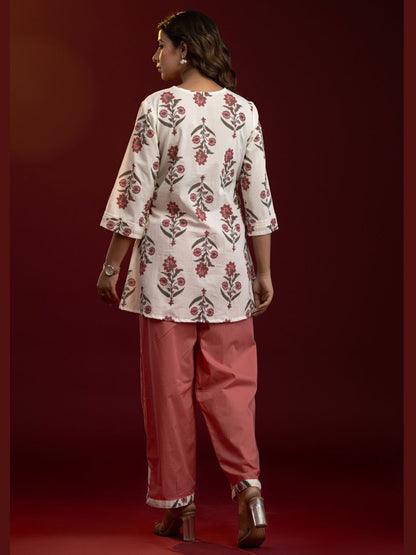 Rosé Bloom Cotton Co-ord Set