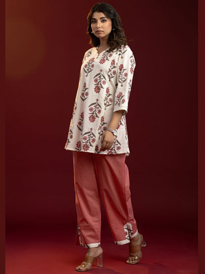Rosé Bloom Cotton Co-ord Set
