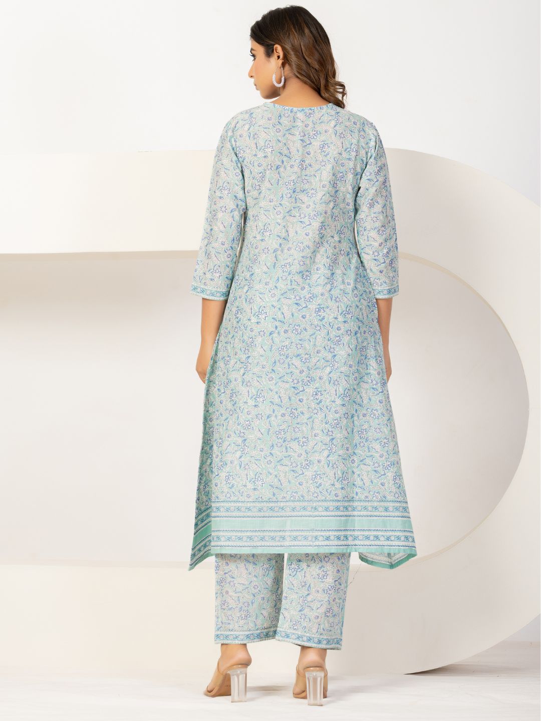 Mint Blossom Tassel Co-ord Set