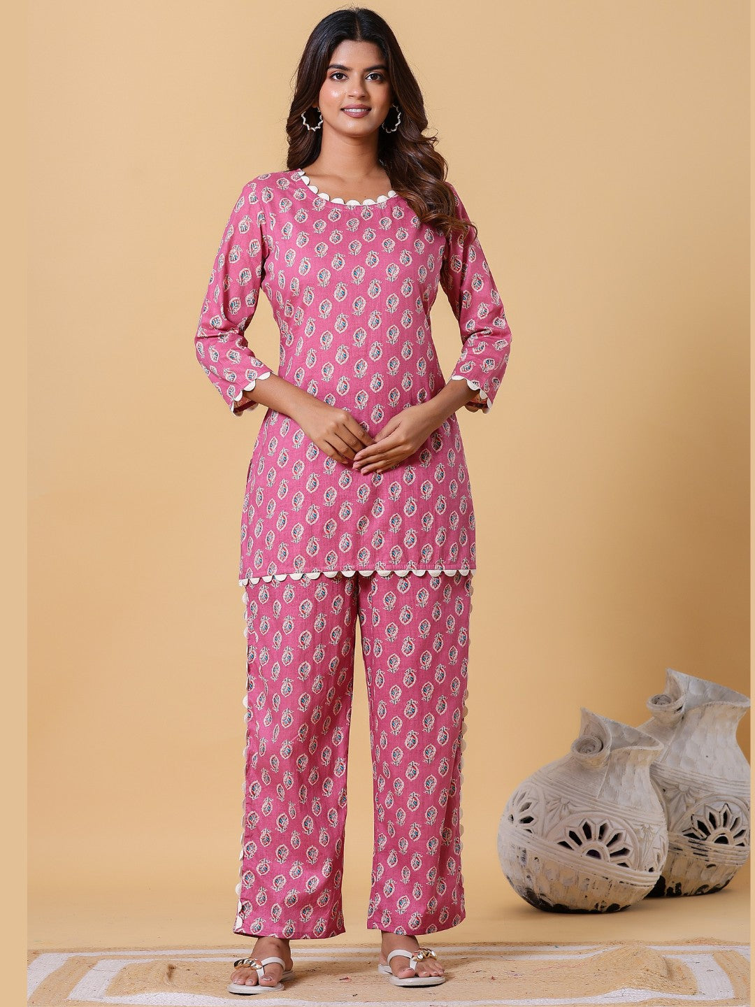 Pink Petal Crush Printed Co-ord Set