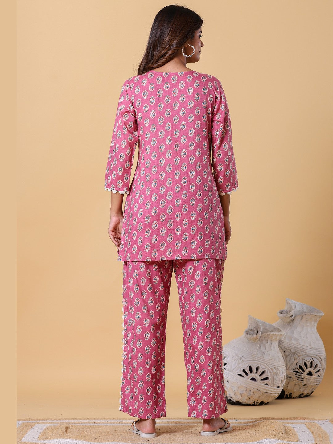 Pink Petal Crush Printed Co-ord Set