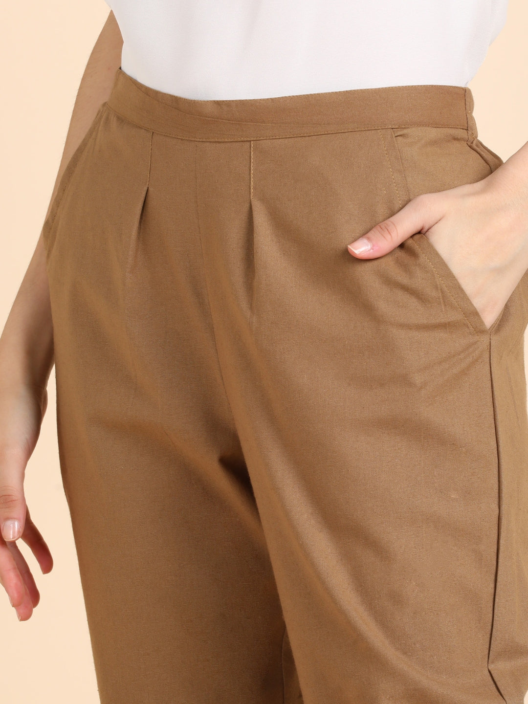 WAL G. CHARLIE TROUSER - Trousers - chocolate brown/brown - Zalando.ie