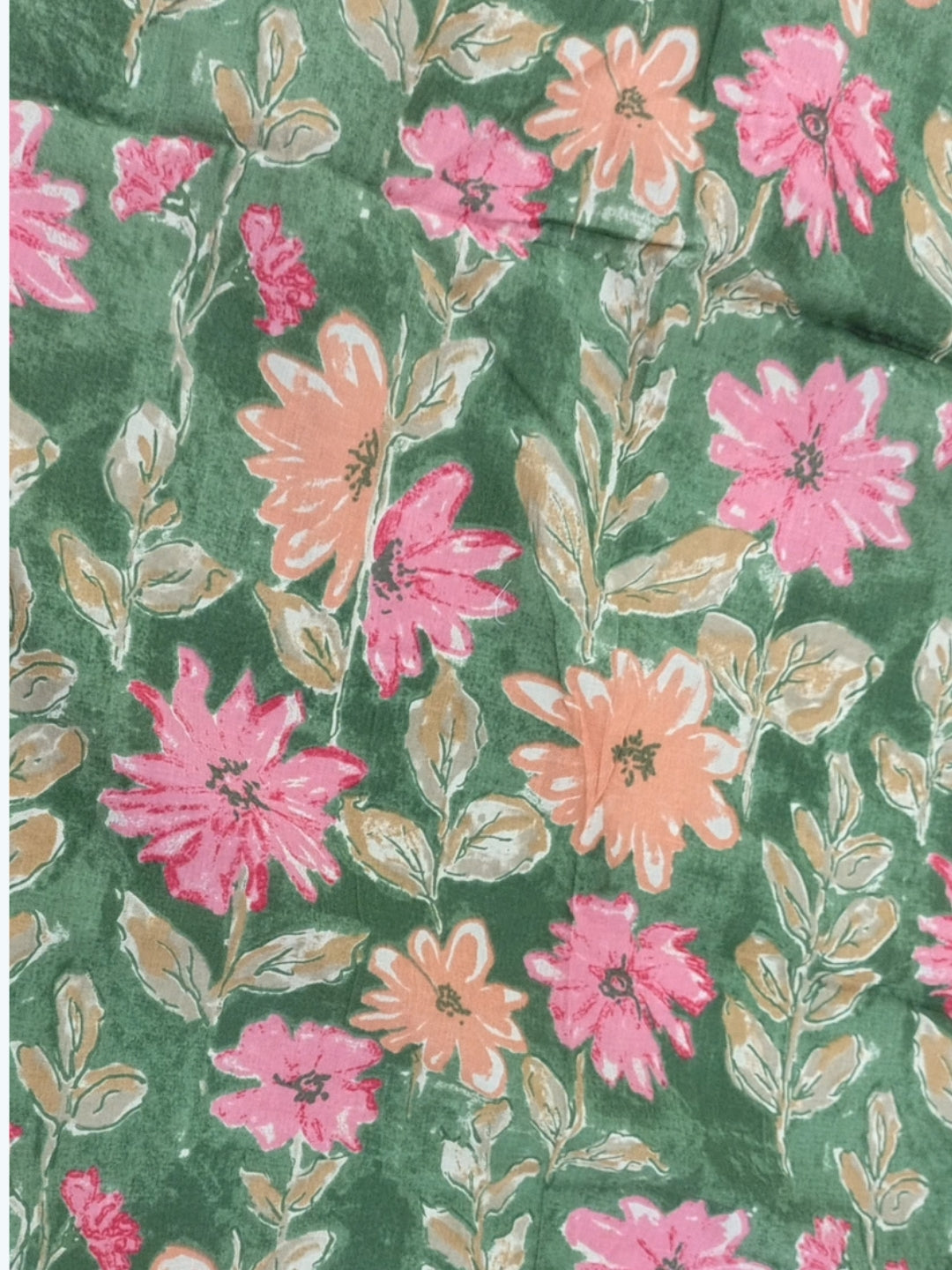 Meadow Bloom – Pure Cotton 60x60 Floral Printed Fabric | 42" Width