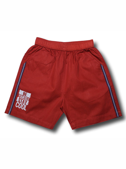 Pure Cotton Graphic Printed Shorts for Boys
