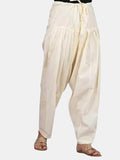 Navy Blue - Pure Cotton Solid Color Patiala Pants for women