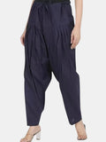 Peach - Pure Cotton Solid Color Patiala Pants for women