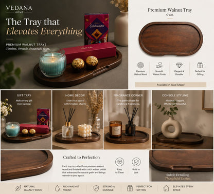 Premium Walnut Tray
