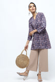 Vedana Rayon Print Short Kurta Top (Blue)