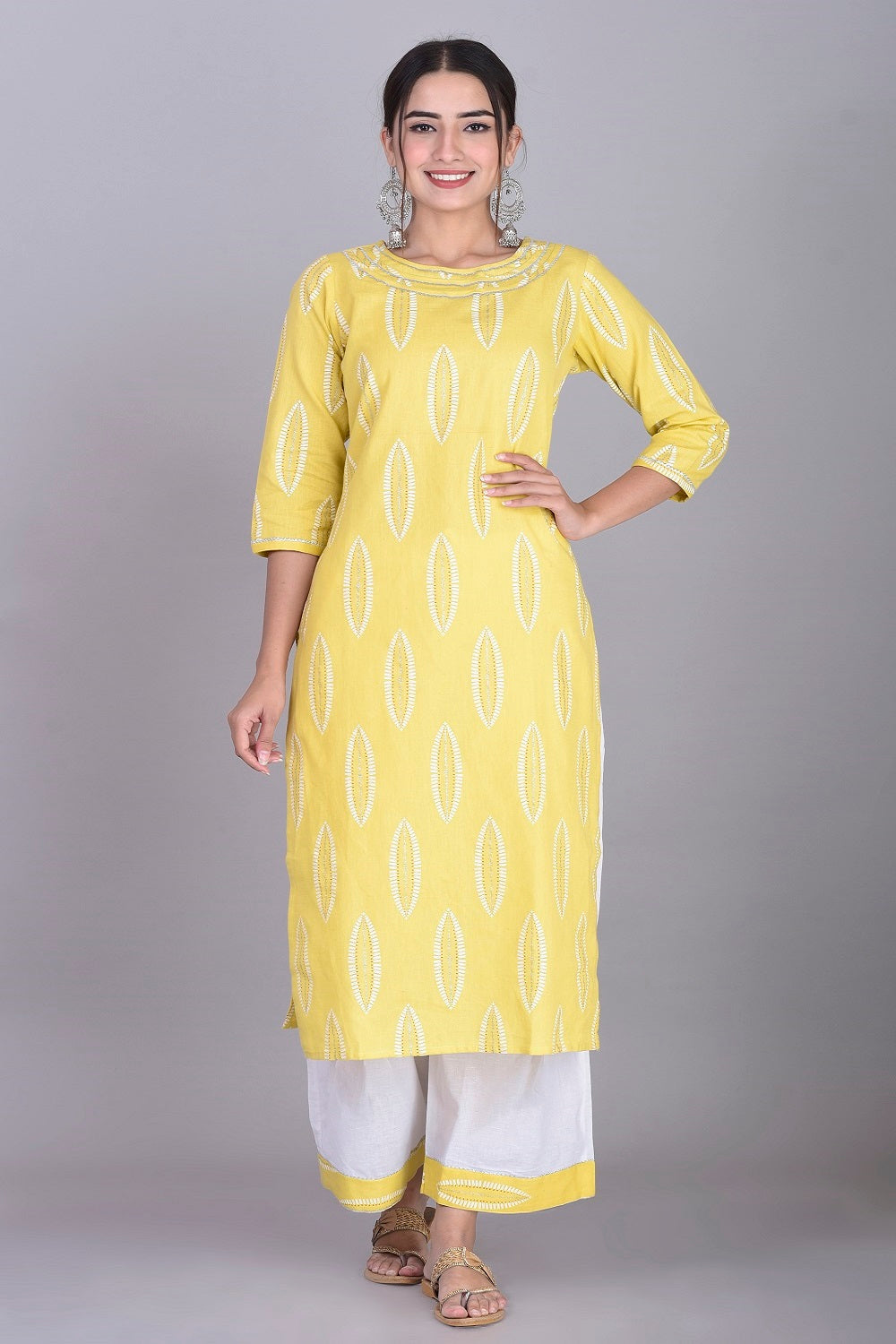HEAVY GEORGETTE TOP WITH PALAZZO KURTI 1542